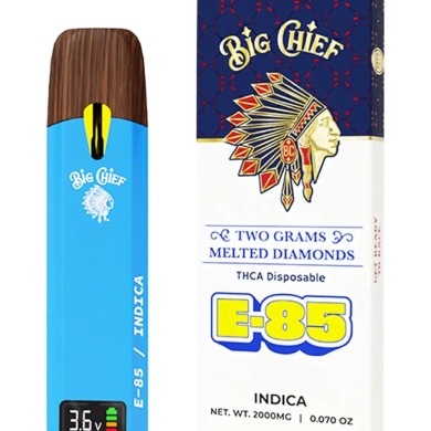 E-85 Big Chief Melted Diamond THCA Disposable 2G