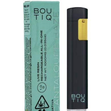 Boutiq 1g Live Resin Disposable – Cantaloupe Haze