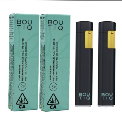Boutiq 1g Live Resin Disposable Vape (Wholesales)