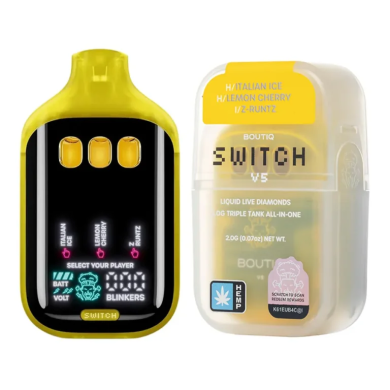 Italian Ice | Lemon Cherry | Z-Runtz Boutiq Switch V5 Liquid Live Diamonds Disposable 2G