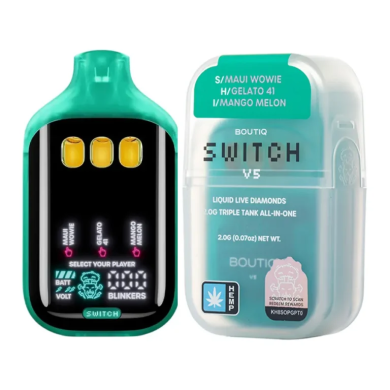 Maui Wowie | Gelato 41 | Mango Melon Boutiq Switch V5 Liquid Live Diamonds Disposable 2G