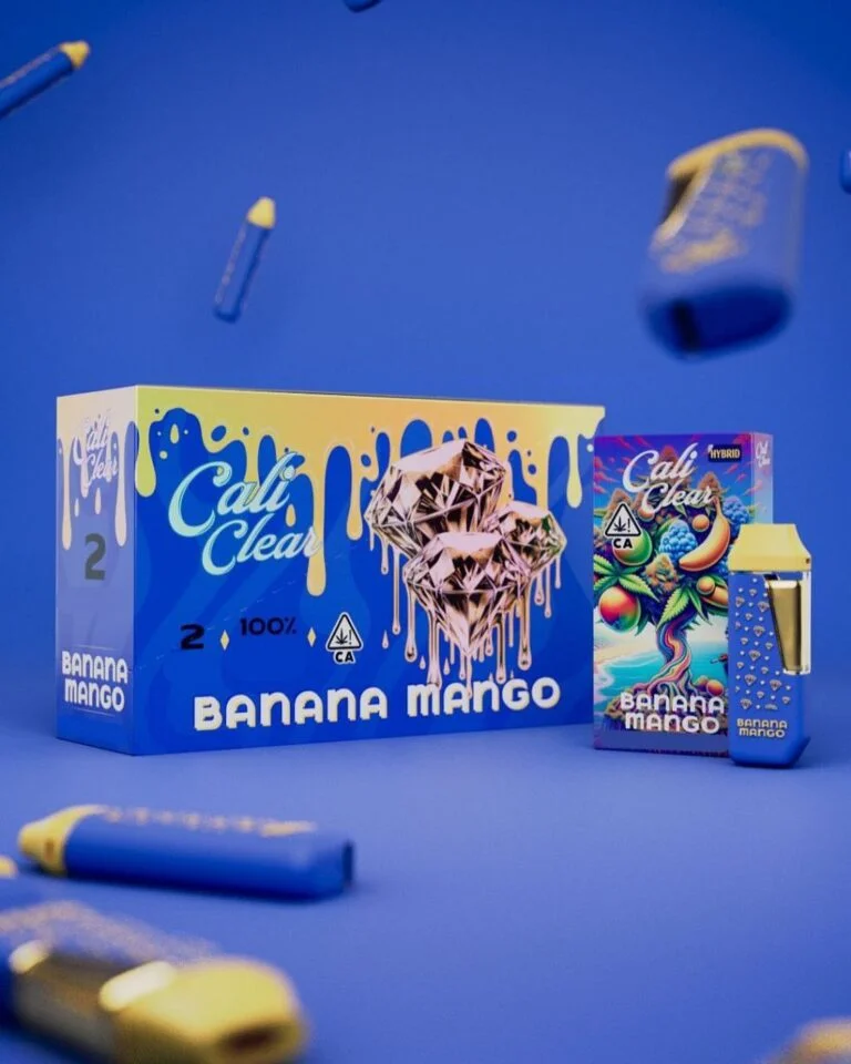 Cali Clear Banana Mango 2g Disposable Vape