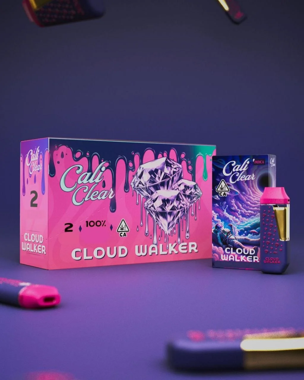 Cali Clear Cloud Walker 2g Disposable Vape - Image 2
