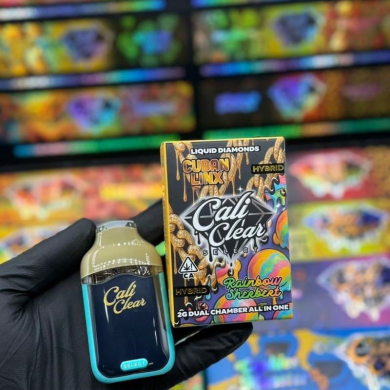 Cali Clear Cuban Linx X Rainbow Sherbert 2G Vape