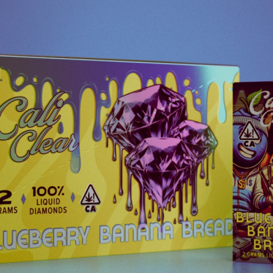 Cali Clear Blueberry Banana Bread 2g Disposable Vape