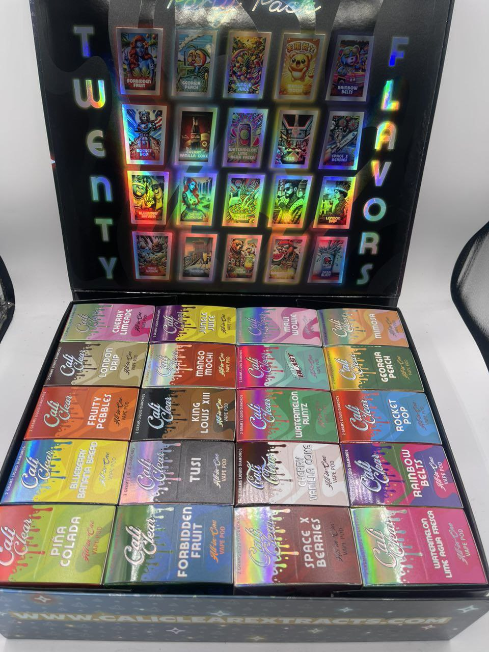 Cali Clear 2G Disposable 100 Pack Mixed Flavors